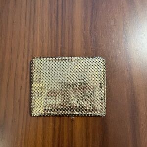Gold Lame fold wallet